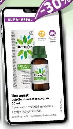 Alma Gyógyszertárak Iberogast belsőleges oldatos cseppek ajánlat