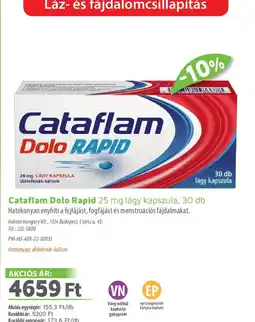 Alma Gyógyszertárak Cataflam Dolo Rapid ajánlat