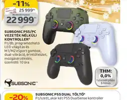 Auchan Subsonic ps5/pc vezeték nélküli kontroller ajánlat