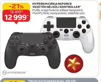 HYPERKIN CIRKA NUFORCE VEZETÉK NÉLKÜLI KONTROLLER