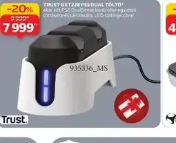 Auchan Trust gxt228 ps5 dual töltő ajánlat