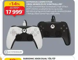 Auchan Hyperkin competitor xbox series és pc kontroller ajánlat