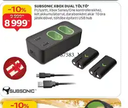 Auchan Subsonic xbox dual töltő ajánlat