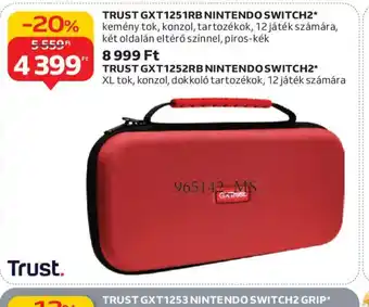 Auchan Trust gxt1251rb nintendo switch2 ajánlat