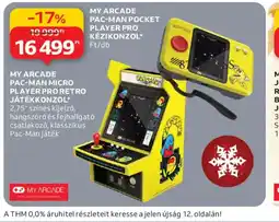 Auchan My arcade pac-man micro player pro retro játékkonzol ajánlat