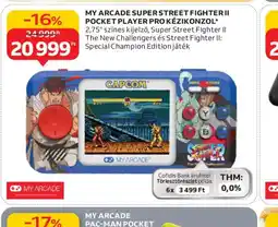 Auchan My arcade super street fighter ii pocket player pro kézikonzol ajánlat