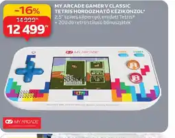 Auchan My arcade gamer v classic tetris hordozhat kézikonzol ajánlat