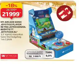 Auchan My arcade sonic joystick player ajánlat