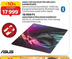 Auchan Asus rog strix edge egérpad ajánlat