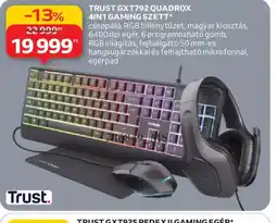 Auchan Trust gxt792 quadrox 4in1 gaming szett ajánlat