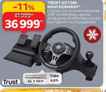 Auchan Trust gxt289 movi kormány ajánlat