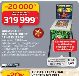 Auchan ARCADE1UP HAUNTED HOUSE 12IN1 FLIPPER ajánlat