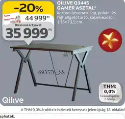 Auchan QILIVE Q3445 GAMER ASZTAL ajánlat