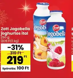 Spar Zott Jogobella joghurtos ital ajánlat