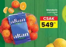 Spar Mandarin ajánlat
