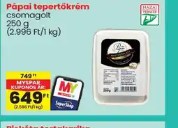 Spar Pápai tepertőkrém ajánlat