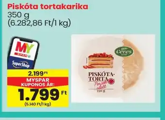 Spar Piskta tortakarika ajánlat