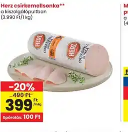 Spar Herz csirkemellsonka ajánlat