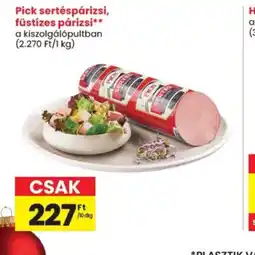 Spar Pick sertéspárizsi ajánlat
