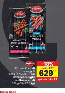 Spar HÁMOZOTT VIRSLI ajánlat