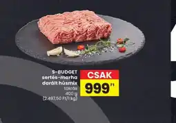 Spar S-BUDGET sertés-marha darált húsmix ajánlat