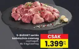 Spar S-BUDGET sertés kolbászhús csomag ajánlat