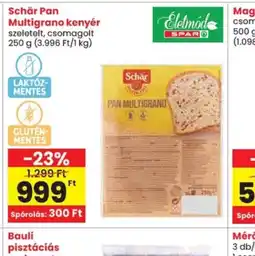 Spar Sch Schärr Pan Multigrano kenyér ajánlat