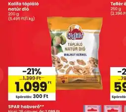 Spar Kalifa táplál natúr di ajánlat