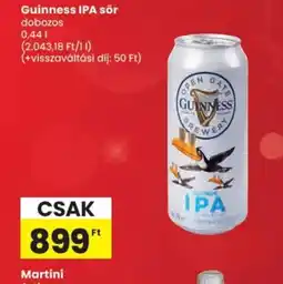 Spar Guinness IPA sör ajánlat