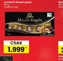 Spar Lambertz Mozart goly ajánlat
