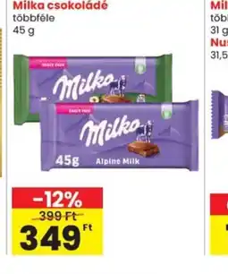 Spar Milka csokoládé ajánlat