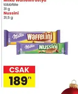Spar Milka Waffelini ostya ajánlat