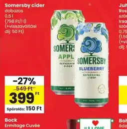 Spar Somersby cider ajánlat