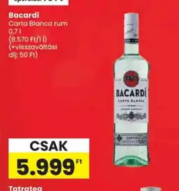 Spar Bacardi ajánlat