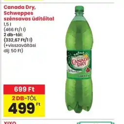 Spar Canada Dry, Schweppes szénsavas üdítőital ajánlat