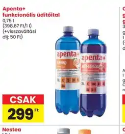 Spar Apenta+ funkcionális üdítőital ajánlat