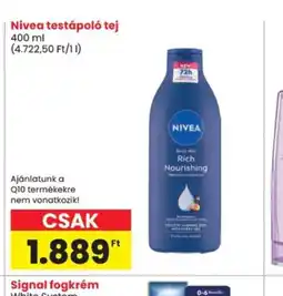 Spar Nivea testápol tej ajánlat