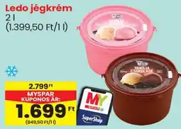 Spar Ledo jégkrém ajánlat
