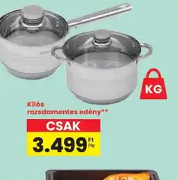 Spar Kíls rozsdamentes edény ajánlat