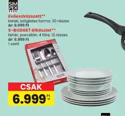 Spar S-BUDGET étkészlet ajánlat