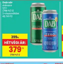 Spar Dab sör ajánlat