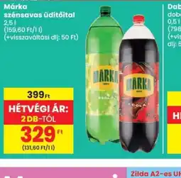 Spar Márka szénsavas Üdítőital ajánlat