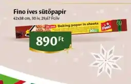 EcoFamily Fino íves sütőpapír ajánlat