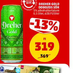 PENNY DREHER GOLD DOBOZOS SÖR ajánlat