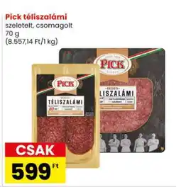 Spar PICK Téliszalámi ajánlat