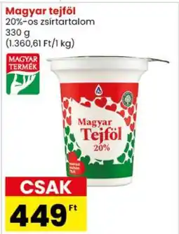 Spar Magyar tejföl ajánlat