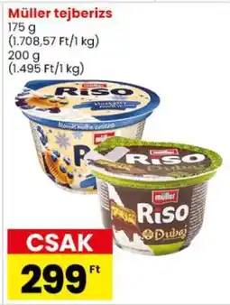 Spar Müller Tejberizs ajánlat