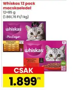 Spar Whiskas 12 pack macskaeledel ajánlat