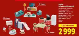 Lidl Lupilu Fa babaház kiegészítők ajánlat