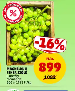 PENNY MAGNÉLKÜLI FEHÉR SZŐLŐ ajánlat